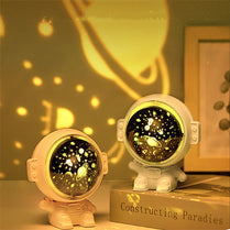 Galaxy Star Projector Astronaut Lamp – Starry Sky Night Light for Kids & Home Decor