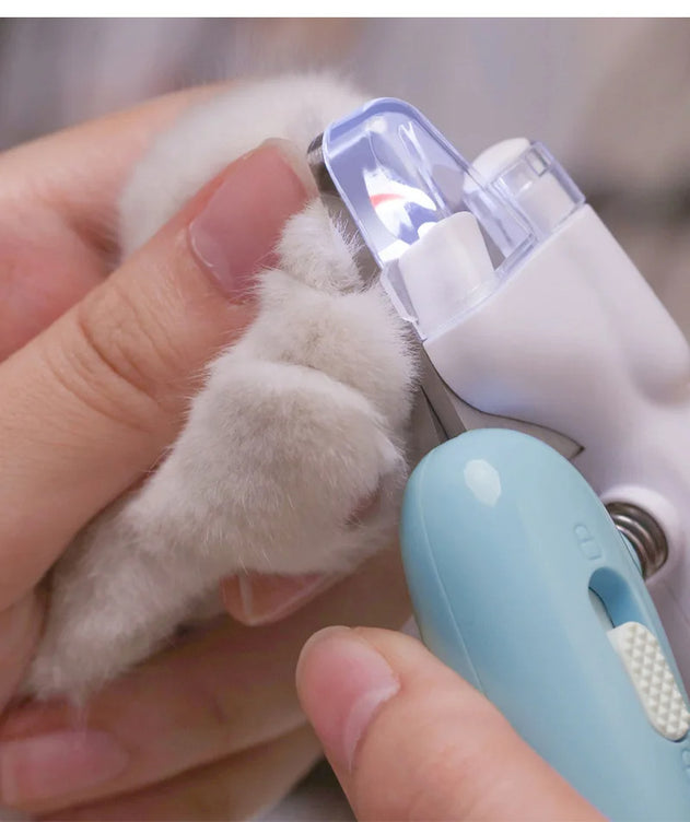 LED Pet Nail Clippers with Electric Nail Grinder – Safe & Easy Grooming for Dogs and Cat