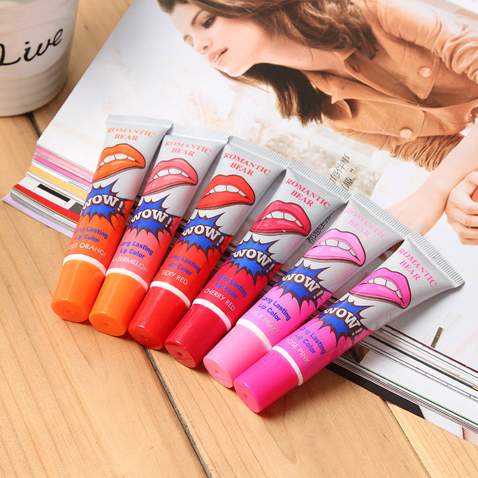 Peel-Off Liquid Lipstick – Waterproof, Long-Lasting & Moisturizing (6 Colors)