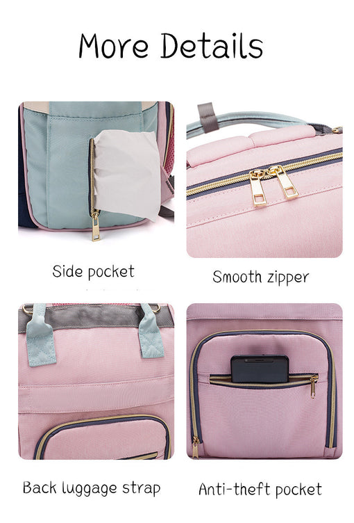 Waterproof Maternity Diaper Bag – Large-Capacity Backpack