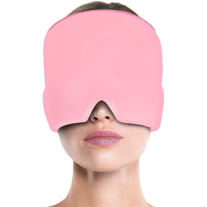Hot & Cold Therapy Compression Cap – Headache & Migraine Relief with Soft Gel Comfort