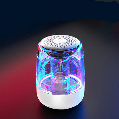 Portable Bluetooth Speaker with Powerful Bass and Color Changing LED Lights
