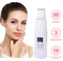 Ultrasonic Skin Scrubber – Facial Cleanser & Blackhead Remover with Vibration Massage (Ultrasound Peeling)