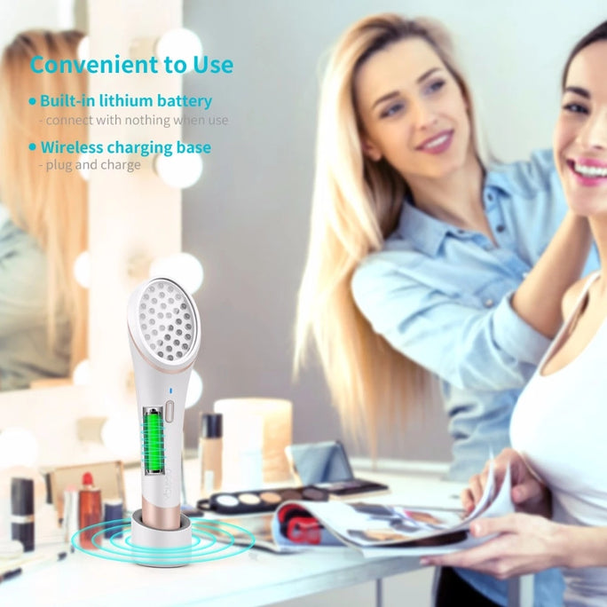 Xpreen Wireless Acne Light Therapy Device – Rechargeable Blue & Red Light Treatment for Clearer Skin