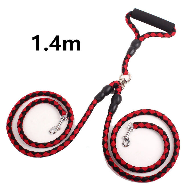 Double-Ended Dog Leash – Walk Two Dogs with One Leash