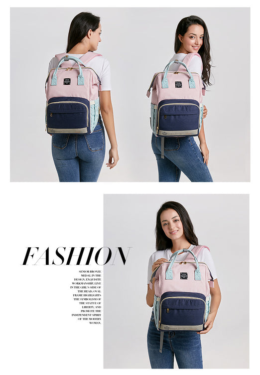 Waterproof Maternity Diaper Bag – Large-Capacity Backpack
