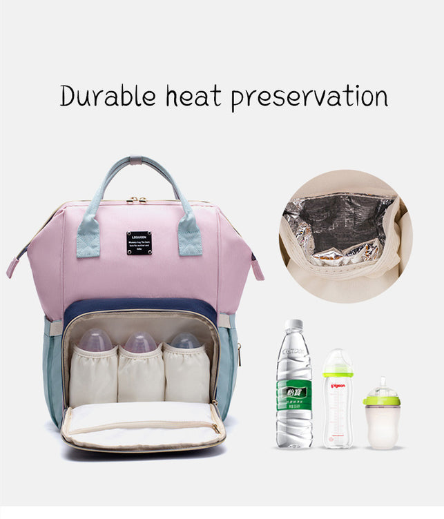 Waterproof Maternity Diaper Bag – Large-Capacity Backpack
