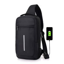Anti-Theft Chest Bag with USB Charging Port – Crossbody Travel Sling Backpack