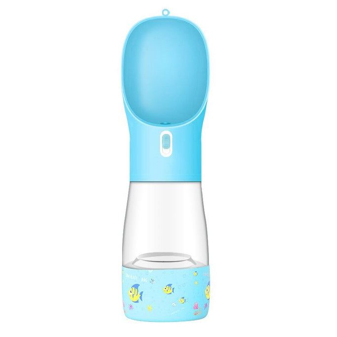 Portable 2-in-1 Dog Water Bottle & Bowl – Leak-Proof Travel Dispense