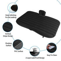 Portable Car Air Mattress – Inflatable Travel Bed for Camping & Road Trips
