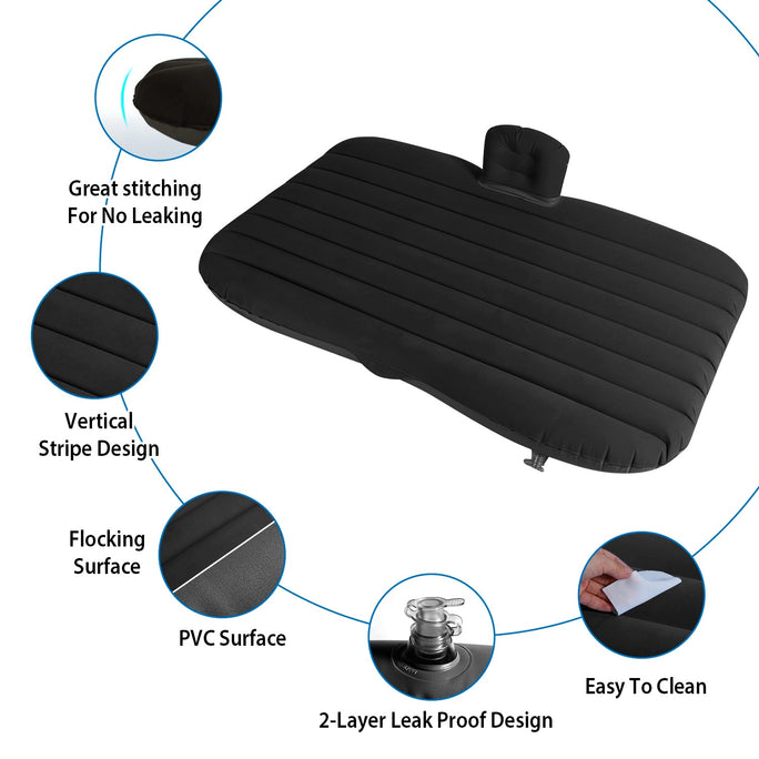 Portable Car Air Mattress – Inflatable Travel Bed for Camping & Road Trips