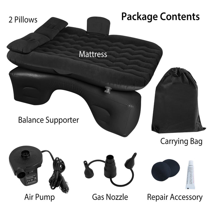 Portable Car Air Mattress – Inflatable Travel Bed for Camping & Road Trips