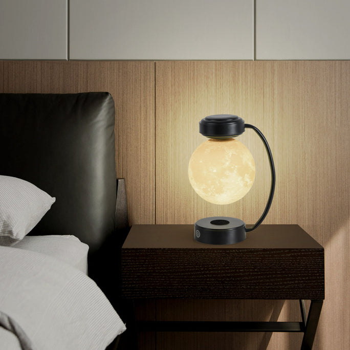 Luxury 3D LED Moon Lamp – Premium Magnetic Levitating & Rotating Night Light for Home & Office Decor