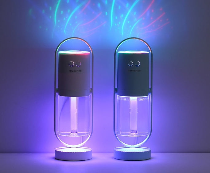 Magic Shadow USB Humidifier – Ultrasonic Mist & Projection Night Light