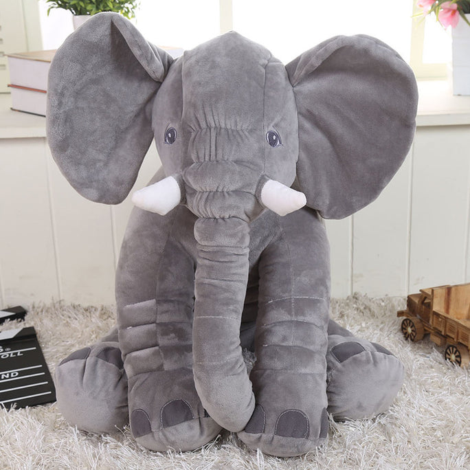 Soft Elephant Plush Pillow – Adorable Cuddly Toy & Baby Comfort Doll