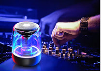 Portable Bluetooth Speaker with Powerful Bass and Color Changing LED Lights