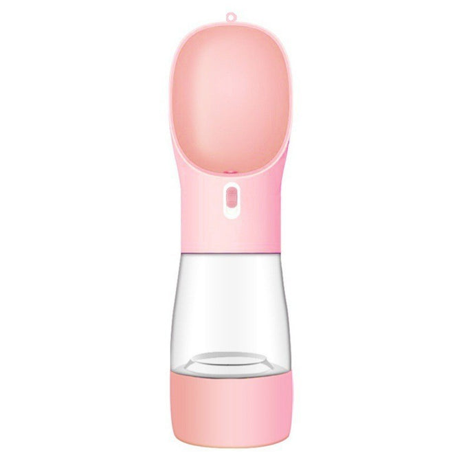 Portable 2-in-1 Dog Water Bottle & Bowl – Leak-Proof Travel Dispense