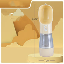 Portable 2-in-1 Dog Water Bottle & Bowl – Leak-Proof Travel Dispense