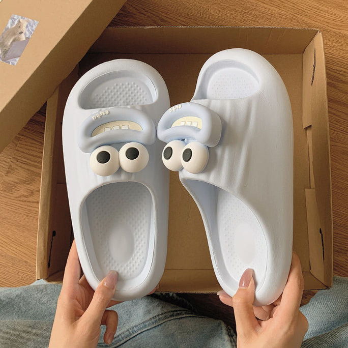 Funny Sausage Mouth Slippers – Soft Unisex Non-Slip Slides for Home & Indoor Comfort