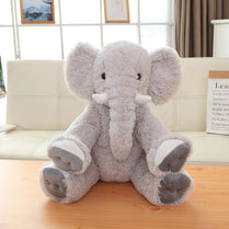 Fluffy Elephant Plush Toy – Soft & Cozy Stuffed Animal for Kids