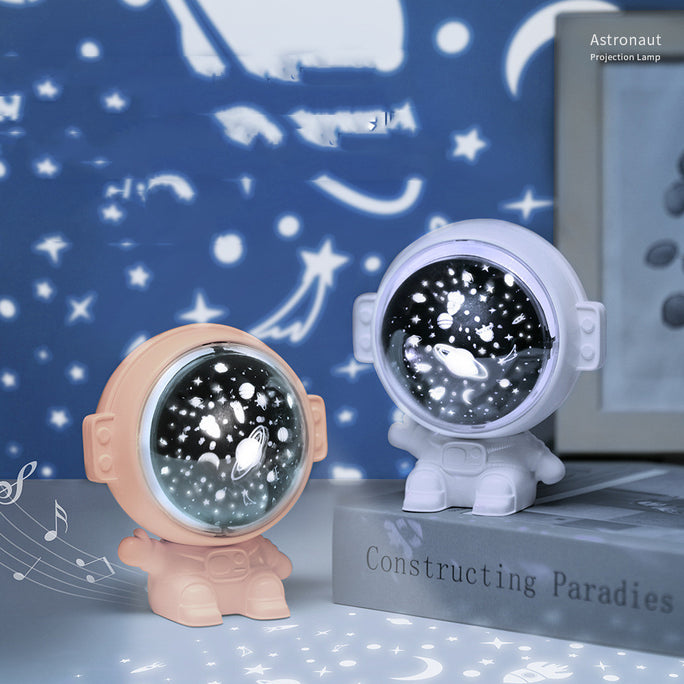 Galaxy Star Projector Astronaut Lamp – Starry Sky Night Light for Kids & Home Decor