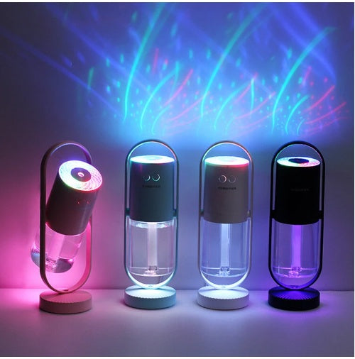 Magic Shadow USB Humidifier – Ultrasonic Mist & Projection Night Light