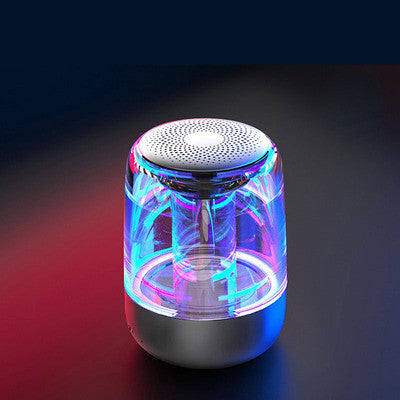 Portable Bluetooth Speaker with Powerful Bass and Color Changing LED Lights