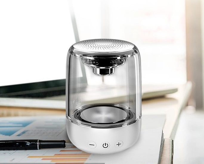 Portable Bluetooth Speaker with Powerful Bass and Color Changing LED Lights