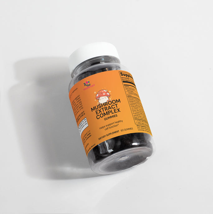 Mushroom Extract Complex Gummies  10-in-1 Natural Focus & Energy Support