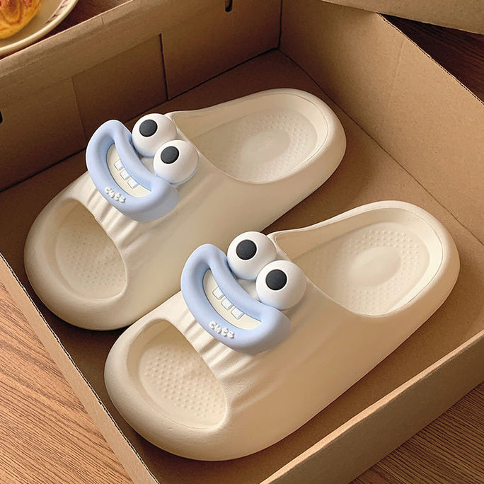 Funny Sausage Mouth Slippers – Soft Unisex Non-Slip Slides for Home & Indoor Comfort