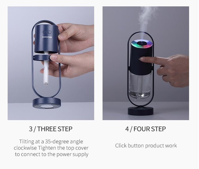 Magic Shadow USB Humidifier – Ultrasonic Mist & Projection Night Light