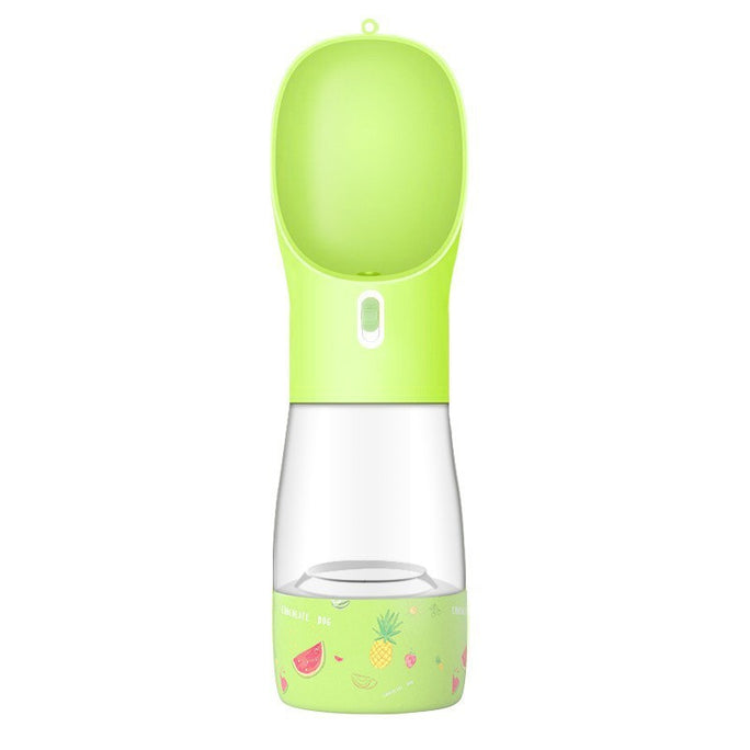 Portable 2-in-1 Dog Water Bottle & Bowl – Leak-Proof Travel Dispense
