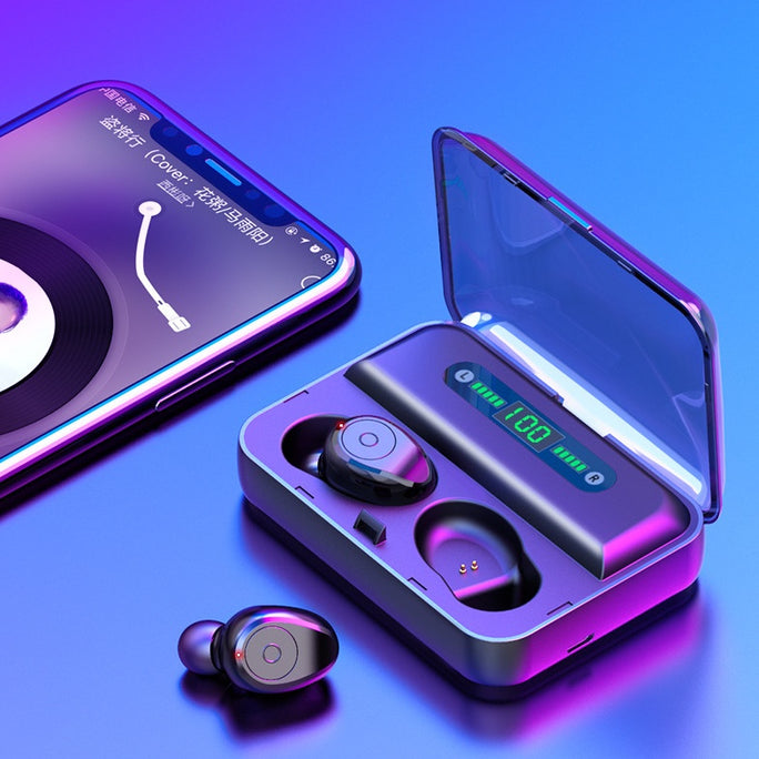 Multifunction Bluetooth Earbuds with Power Bank & Phone Stand