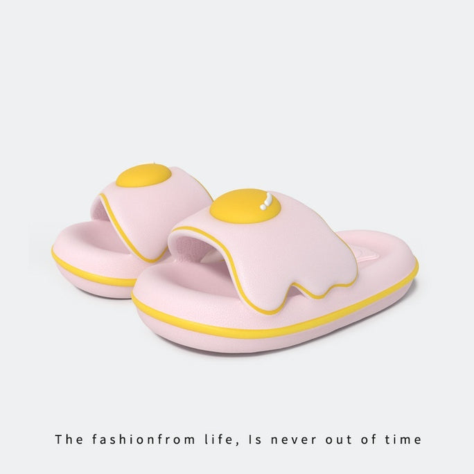Funny Egg Slippers – Unisex Thick-Soled Non-Slip Indoor & Outdoor Sandalss