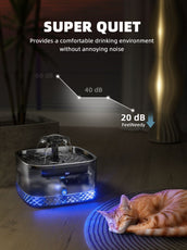 Stainless Steel Cat Automatic Water Feeder