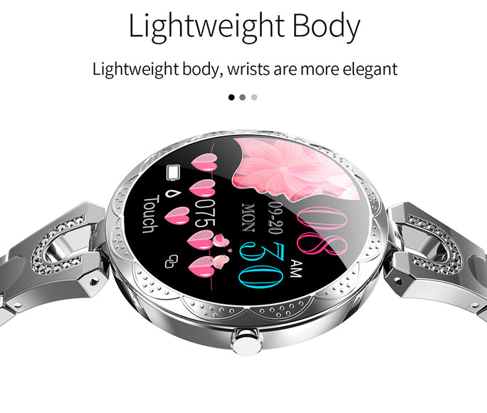 Women’s Fashion Smartwatch – Waterproof Fitness & Heart Rate Monito
