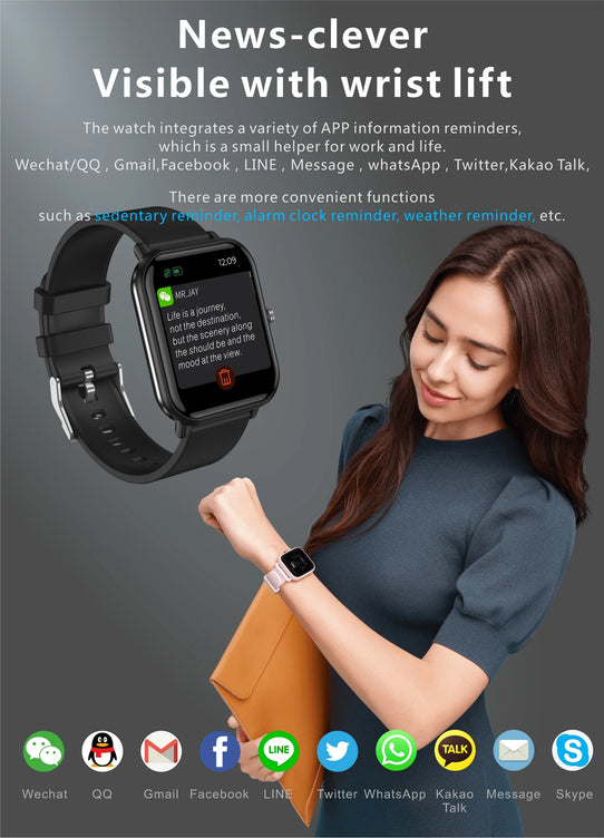 Q9 Pro Relógio Inteligente – Pulseira Multifuncional Estilosa para Fitness e Bem-Estar