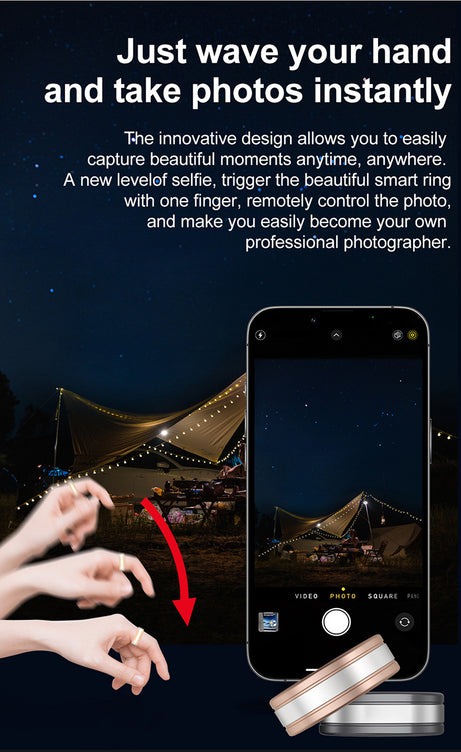 Smart Ring with Heart Rate & SpO₂ Monitor – Advanced Sleep Tracking, Step Counter & App Control