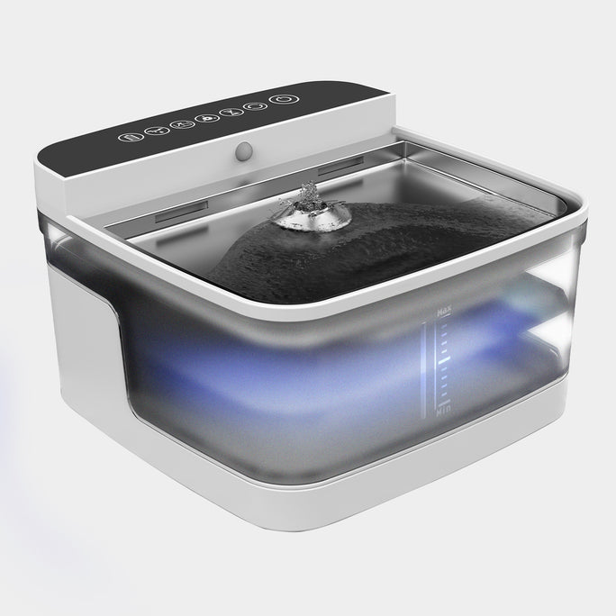 Smart Pet Water Fountain – UV Sterilization and Motion Sensor