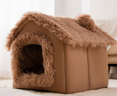 brown-snow-house