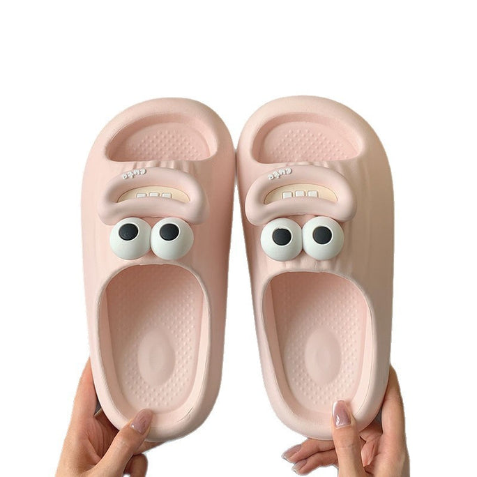 Funny Sausage Mouth Slippers – Soft Unisex Non-Slip Slides for Home & Indoor Comfort
