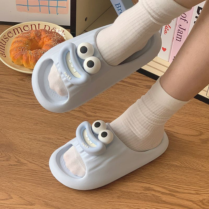 Funny Sausage Mouth Slippers – Soft Unisex Non-Slip Slides for Home & Indoor Comfort