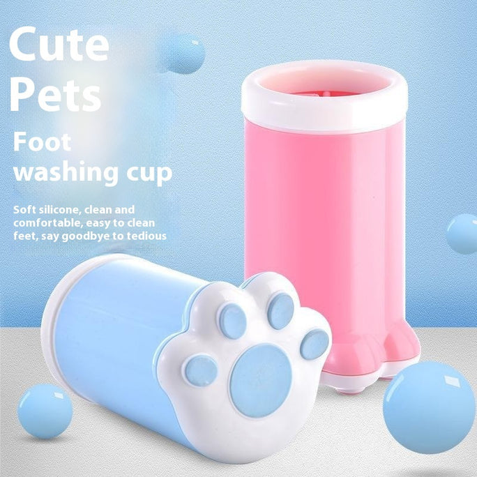 Portable Dog Paw Cleaner – Silicone Pet Foot Washing Cup