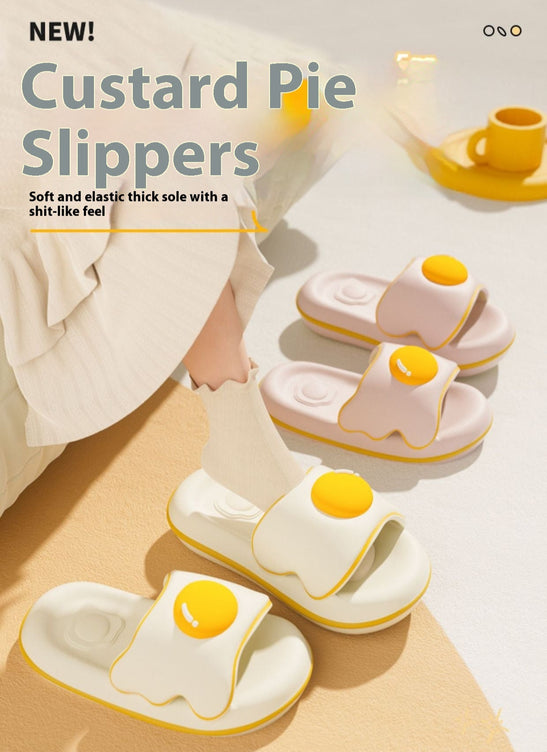 Funny Egg Slippers – Unisex Thick-Soled Non-Slip Indoor & Outdoor Sandalss
