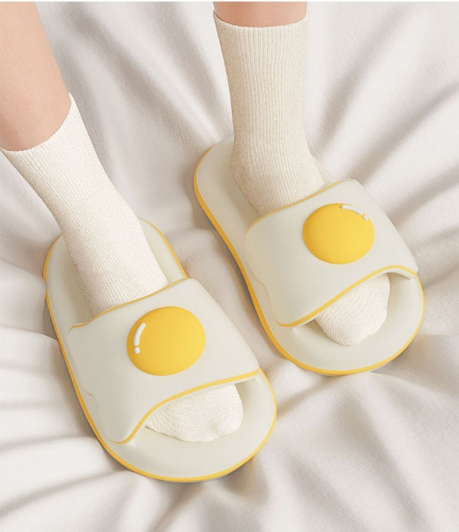 Funny Egg Slippers – Unisex Thick-Soled Non-Slip Indoor & Outdoor Sandalss