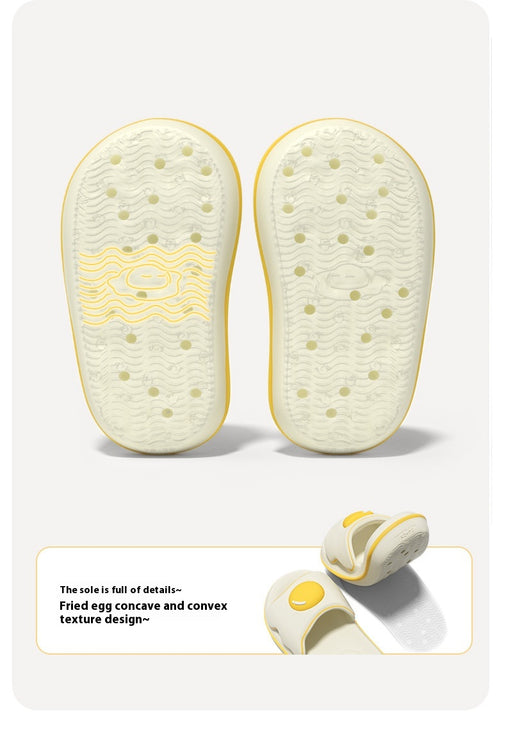 Funny Egg Slippers – Unisex Thick-Soled Non-Slip Indoor & Outdoor Sandalss