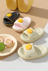 Funny Egg Slippers – Unisex Thick-Soled Non-Slip Indoor & Outdoor Sandalss