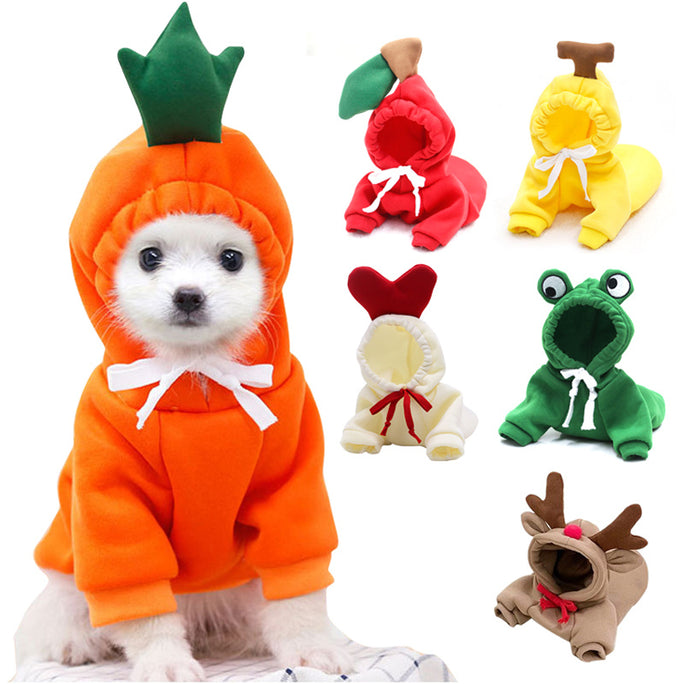 Cute Dog Hoodie – Warm Winter Clothes for Small Dogs & Puppies