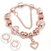 Rose Gold Love Bracelet – Elegant Geometric Women’s Jewelry