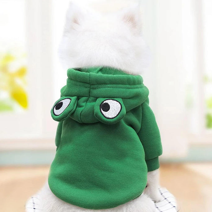 Cute Dog Hoodie – Warm Winter Clothes for Small Dogs & Puppies